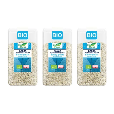 Zestaw 3x KASZA JĘCZMIENNA PĘCZAK BIO 500 g - BIO PLANET