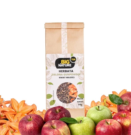Herbata zielona GUNPOWDER KWIAT MIŁOŚCI 50g