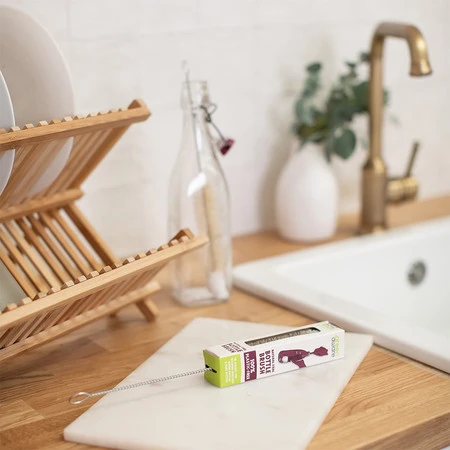 GreenAware, Naturalna szczotka do mycia butelek, 1 szt.