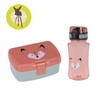 Lassig Zestaw śniadaniowy na lunch Lunchbox + Tritanowa butelka - bidon 460 ml About Friends Lis