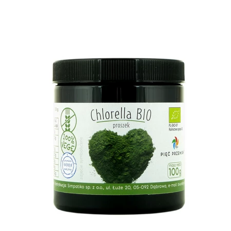 PIĘĆ PRZEMIAN Chlorella BIO proszek 100g