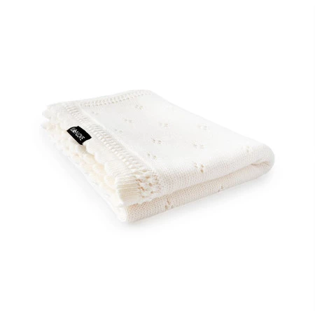 Lullalove, Kocyk ażurowy daisy - kokos