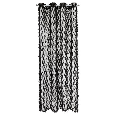 ZASŁONA GOTOWA VICTORIA 140 X 250 CM CZARNY