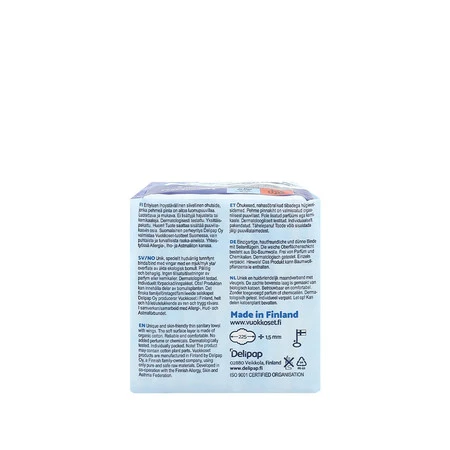 Vuokkoset, COTTON, NORMAL WINGS, Podpaski ze skrzydełkami, 12 szt.