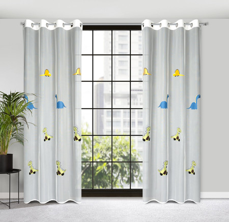 FIRANA GOTOWA DINO 140 X 250 CM BIAŁY