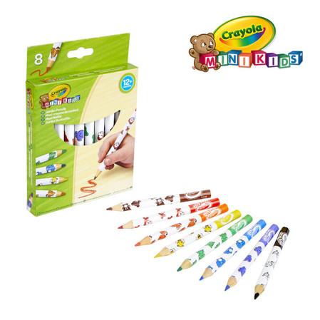 Crayola Kredki 8 kolorów ołówkowe JUMBO 3678