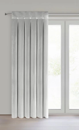 Zasłona SREBRNA 85X250 SZELKI