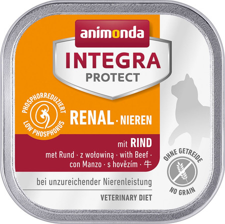 ANIMONDA INTEGRA Protect RENAL Wołowina dla kota 100g