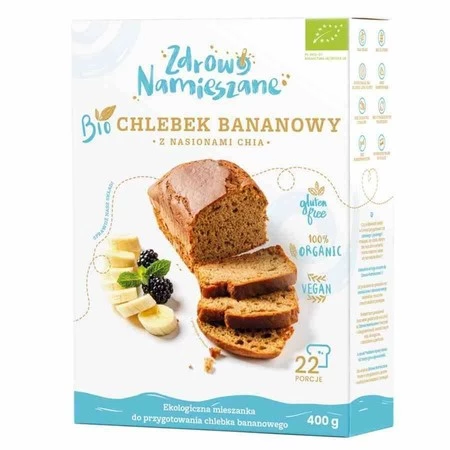 Zdrowo Namieszane − Mieszanka do wypieku chlebka bananowego − 400 g