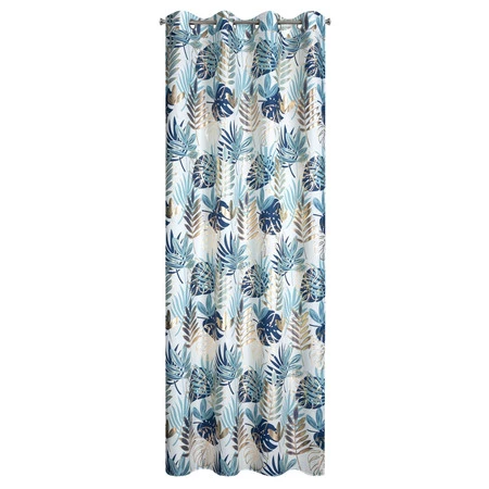 ZASŁONA GOTOWA MALTA 140 X 250 CM GRANATOWY