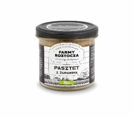 WEK BIO Pasztet z żurawiną Farmy Roztocza, 180g