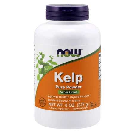 Now Foods Kelp (naturalny Jod) - Morszczyn Pęcherzykowaty proszek 227 g