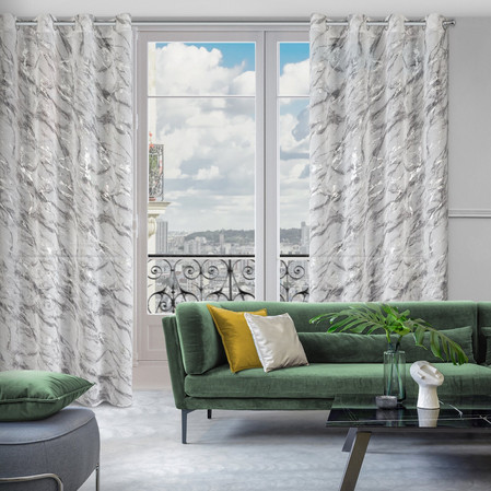 ZASŁONA GOTOWA ALIVIA 140 X 270 CM BIAŁY