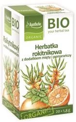 APOTHEKE HERBATKA ROKITNIKOWA Z DODATKIEM MIĘTY I POMARAŃCZY BIO (20 x 1,8 g) 36 g