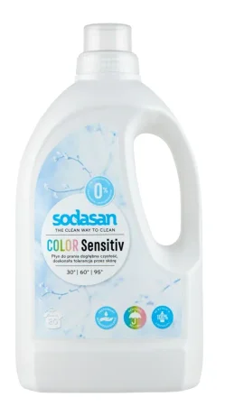 Sodasan Płyn do prania, uniwersalny kolor sensitive BIO 1.5 l