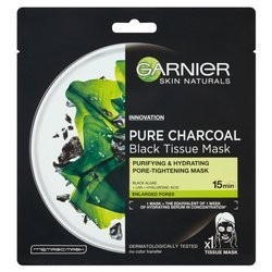 Pure Charcoal Black Tissue Mask oczyszczająca maska na tkaninie z węglem 28g