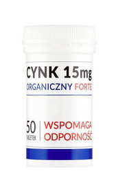 UNIPHAR Cynk organiczny forte 15mg, 50 tabl.