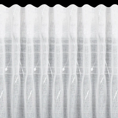 FIRANA GOTOWA ARLENA NA TAŚMIE 140 X 270 CM BIAŁY