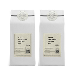 Zestaw: 2x KASZA GRYCZANA PALONA BIO 500 g - THE PLANET