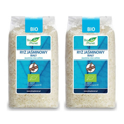 Zestaw: 2x BIO PLANET Ryż jaśminowy biały BIO 500g