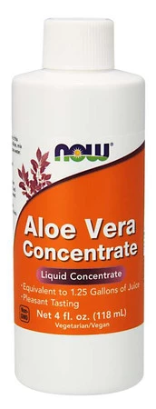 Now Food Aloe Vera Concentrate koncentrat z Liści Aloesu 40:1 (118 ml)