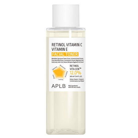 Retinol Vitamin C Vitamin E Facial Toner rozświetlający tonik do twarzy 160ml