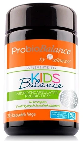 Aliness ProbioBALANCE, KIDS Balance 5 mld. x 30 vege caps.