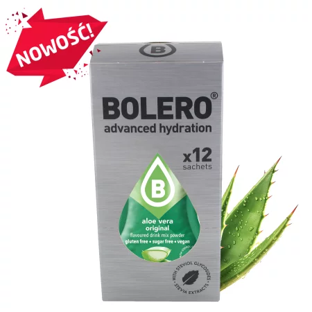 Zestaw Bolero 3g Aloes ze stewią 12 szt. x 3g napój w proszku bez cukru