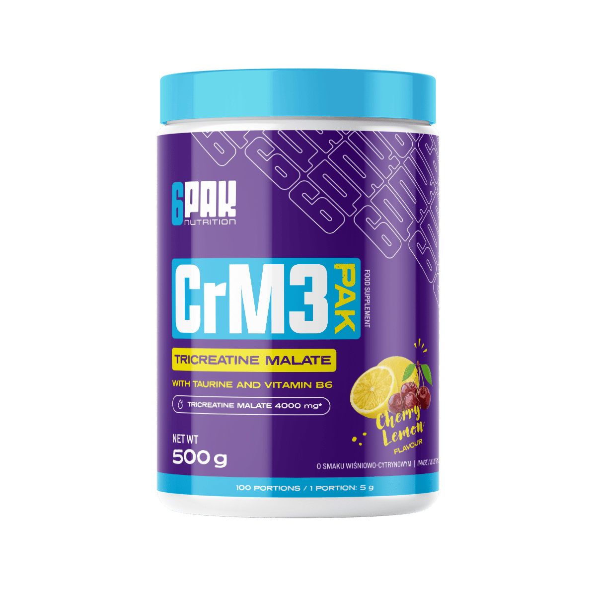 6PAK CrM3 PAK 500g JAR CHERRY-LEMON - Nabea.pl