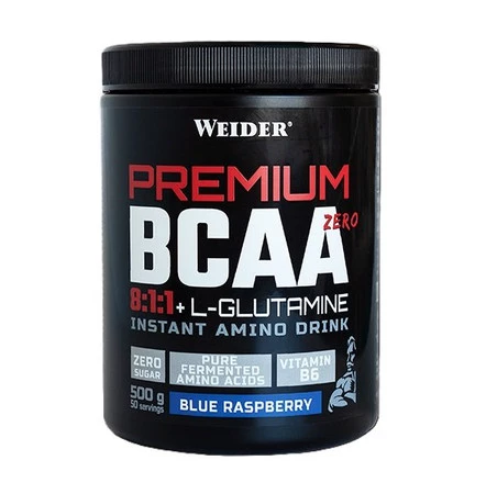 Weider Premium BCAA Zero Aminokwasy 500 g smak jeżyna