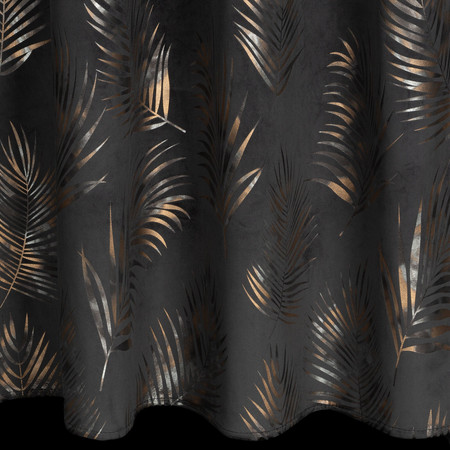 ZASŁONA GOTOWA GLORIA2 140 X 250 CM CZARNY