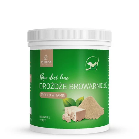 Pokusa Drożdże browarnicze na odporność i sierść psa kota 250g