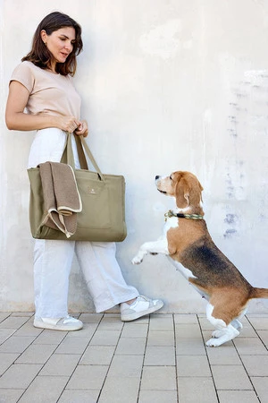 PALOPA Torba i mata dla psa 2w1 Nobo sage