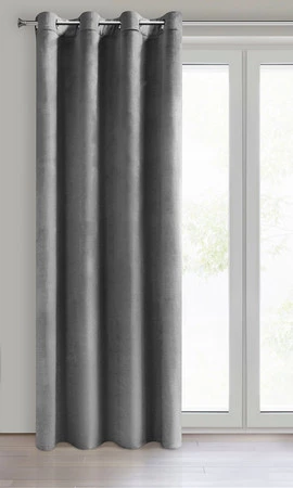 ZASŁONA GOTOWA MELANIE 140 X 250 CM STALOWY