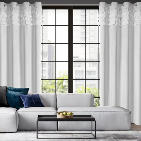 ZASŁONA GOTOWA ERIN 140 X 250 CM BIAŁY