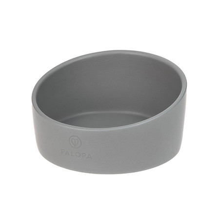 PALOPA Miska dla psa porcelanowa Cali grey