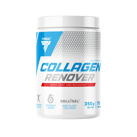Trec COLLAGEN RENOVER ochrona stawów 350g smak truskawka banan