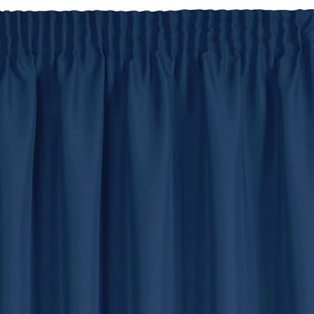 ZASŁONA GOTOWA RITA NA TAŚMIE 140 X 270 CM CIEMNONIEBIESKI