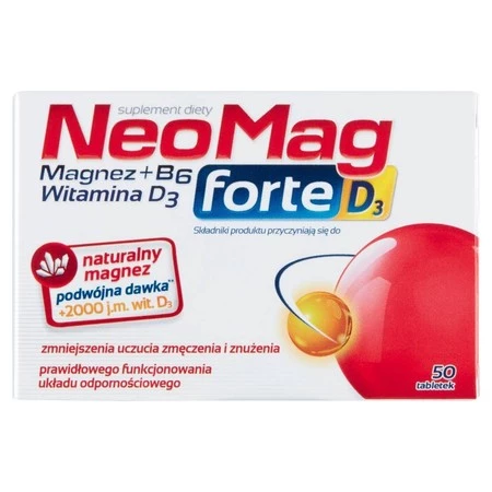 Aflofarm Neomag Forte D3 – 50 tabl.