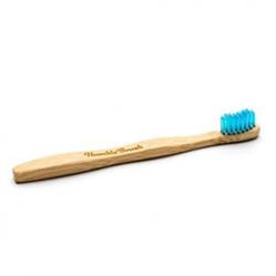 Humble Brush, Bambusowa szczoteczka do zębów dla dzieci, UltraSoft, niebieska