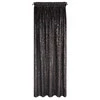 ZASŁONA GOTOWA TULIA NA TAŚMIE 135 X 270 CM CZARNY
