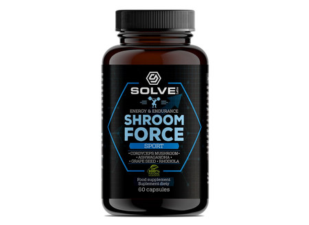 SolveLabs Shroom Force - Cordyceps Sinensis Atp Pre-workout przedtreningówka 60 kaps.