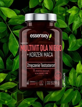 ESSENSEY MULTIVIT DLA NIEGO + KORZEŃ MACA 90 kaps.