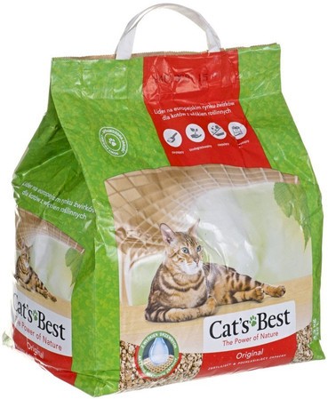 CAT'S BEST Original Żwirek drewniany 10l +2l GRATIS