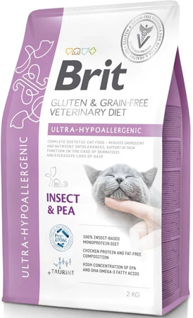 BRIT GF Veterinary Diet ULTRA-HYPOALLERGENIC Cat 2kg