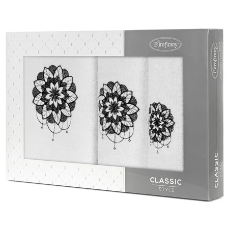 Komplet Ręczników 3 56 x 36 x 7 cm, Biały