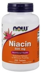 Witamina B3 - Niacyna (Niacin) 500 mg (250 tabl.)