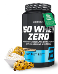 BioTech USA Iso Whey odżywka białkowa WPI 908g smak ciasteczko