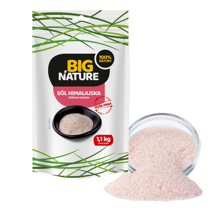 Big Nature Sól Himalajska różowa drobna 1,1 kg