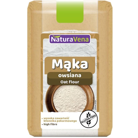 NATURAVENA MĄKA OWSIANA BEZGLUTENOWA 400 g